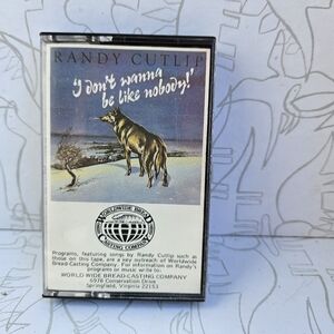 Randy CUTLIP I Dont Wanna Be Likw Nobody Cassette